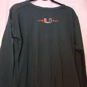 Red Oak Miami Hurricanes Women Long Sleeve Shirt